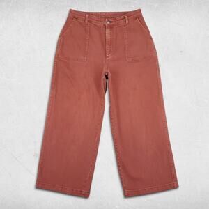 Universal Thread Jeans Womens 8/29R Brick Wide Leg Patch Pockets Trendy Skater